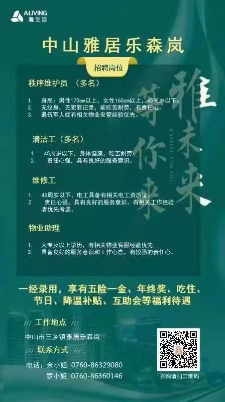 三乡招聘 